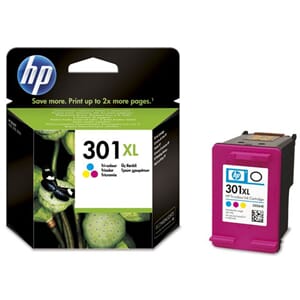 BLEKK HP NO301 XL CYAN/GUL/MAGENTA