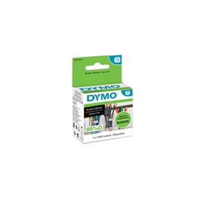 ETIKETT DYMO UNIVERSAL 25X13MM (1000)