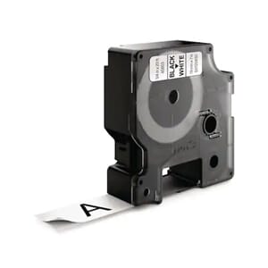MERKETAPE DYMO D1 19MM X 7M SORT/HVIT
