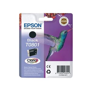 BLEKK EPSON T0801 SORT 7,4ML