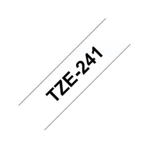 TAPE BROTHER TZE-241 18MMX8M SORT/HVIT