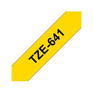 TAPE BROTHER TZE-641 18MMX8M SORT/GUL