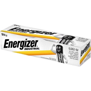 BATTERI ENERGIZER INDUSTRI 9V (12)
