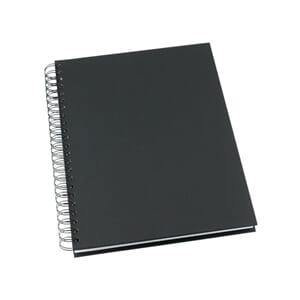 SPIRALBOK GRIEG A4 100G 160S ULINJ SORT
