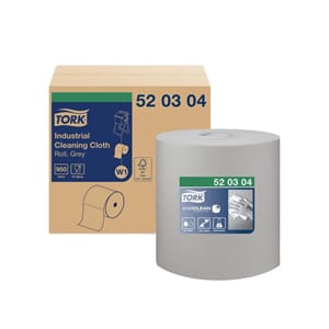 INDUSTRIKLUT TORK PREMIUM STERK W1 GRÅ