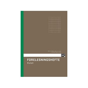 FORELESNINGSHEFTE EMO A4 24BL 5X10 RUTER