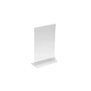 MENYHOLDER HELIT A4 RETT TRANSPERENT
