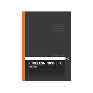 FORELESNINGSHEFTE  A4 48B MARG LINJER