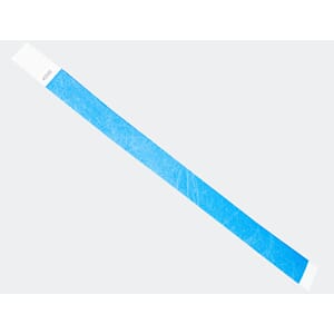 FESTIVALARMBÅND LYS BLÅ (100) TYVEK