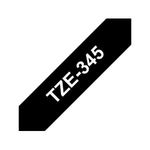 TAPE BROTHER TZE-345 18MMX8M HVIT/SORT