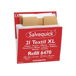 PLASTER SALVEQUICK TEKSTIL XL REFILL(6X21) 6470