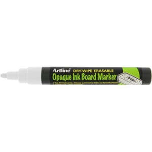 MERKEPENN CHALK HVIT 2MM OPAQUE ARTLINE