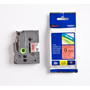 TAPE BROTHER TZE-421 9MMX8M SORT/RØD