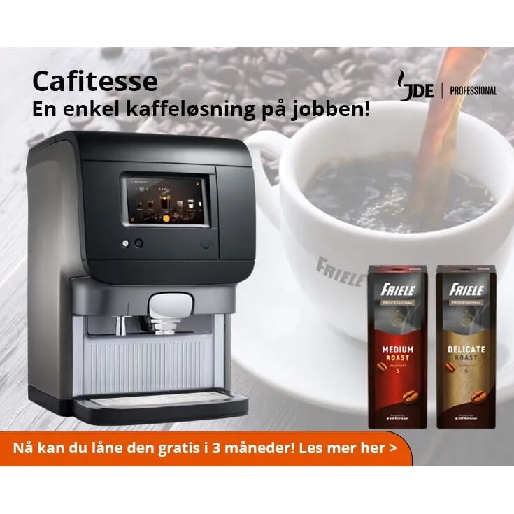 Nå kan du låne en Cafitesse kaffemaskin!