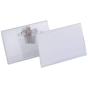 NAVNESKILT DURABLE NÅL/KL 40X75MM