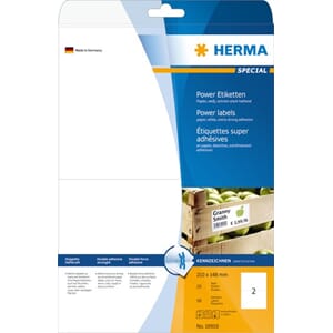 ETIKETTER HERMA A4 210X148 POWER (25)
