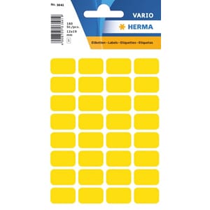 HERMA ETIKETTER VARIO GUL 12X19MM (160)