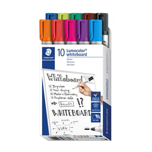 MERKEPENN WHITEBOARD RUND 2MM ASS (10) STAEDTLER