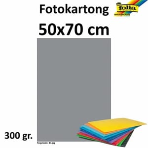 FOTOKARTONG 50X70 300G STEINGRÅ 226184
