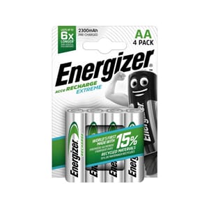 BATTERI ENERGIZER RECHARGE X AA/NH15 (4)