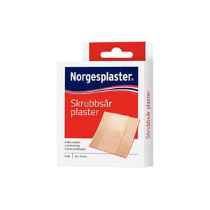 PLASTER SKRUBBSÅR 8X10CM NORGESPLASTER