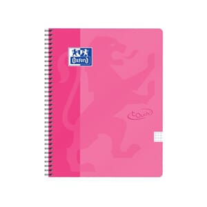 SPIRALHEFTE OXFORD TOUCH A4+ 90G RUTER ROSA