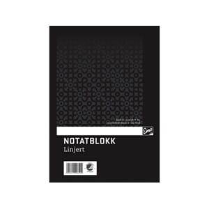 NOTATBLOKK EMO A5 70G 100BL LINJ SPIRAL EKSTRA TYKK BAKPLATE