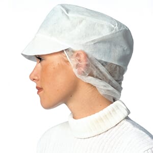 LUE HVIT SNOOD CAP 100STK (210.0040)