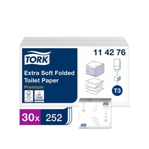 TOALETTPAPIR TORK EKSTRA MYKT  ARK T3 (114276)