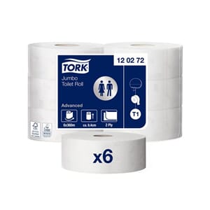 TOALETTPAPIR JUMBO 2L TORK (6) 120272