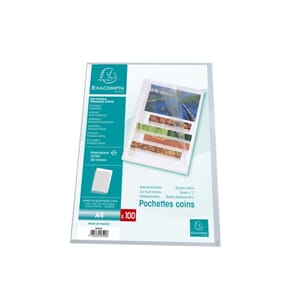 PLASTOMSLAG EXACOMPTA A4 120MY KLAR (100)