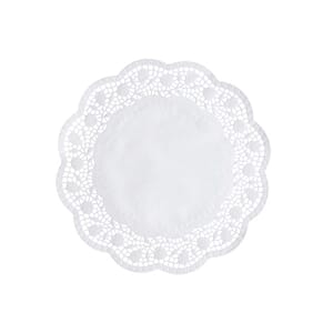 FATPAPIR Ø33CM HVIT (8) PAPSTAR