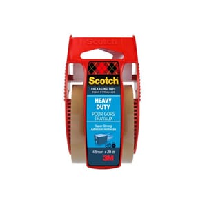 EMBALLASJETAPE 48MMX20M M/DISP. BRUN SCOTCH