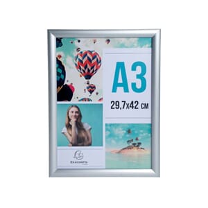 PLAKATRAMME A3 ALUMINIUM EXACOMPTA