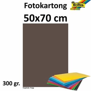 FOTOKARTONG 50X70 300G BRUN