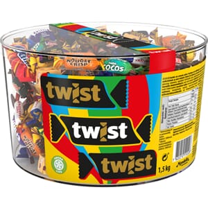 SJOKOLADE TWIST SYLINDER 1,5KG