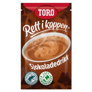 SJOKOLADEDRIK POSE 32G RETT I KOPPEN(24)