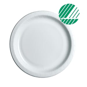 TALLERKEN 18CM PLASTFRI SVANEMERKET (50) PEFC
