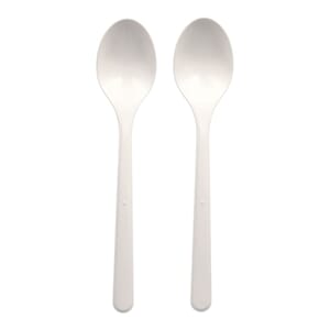 SKJE BIO-PP 18,5CM HVIT 50STK FLERGANGS