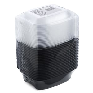 MIKROBOKS M/LOKK 1 ROM 900ML FRYS/MIKRO SORT (50) BISTRO