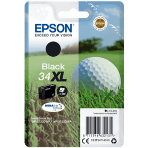 BLEKK EPSON 34XL SORT