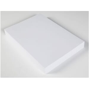 DEKORASJONSKARTONG A4 220G HVIT (100)