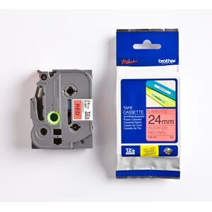 MERKETAPE BROTHER TZE  24MMX8M BLACK/RED