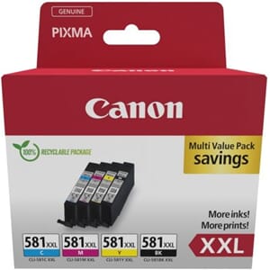 BLEKK CANON CLI-581XXL C/M/Y/K MULTIPACK