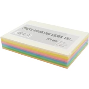 KARTONG A6 PASTELL 10X15CM (100) ASS. FARGER