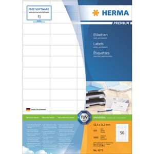 ETIKETT 52,5X21,2 HERMA PREMIUM (100)